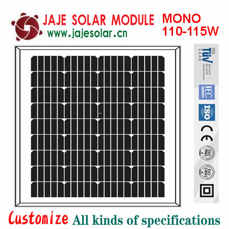 JAJE 110-115W mono solar module