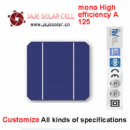 JAJE 125 mono solar cell