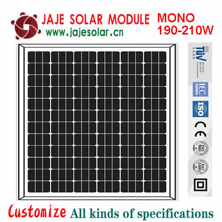 JAJE 190-210W mono solar module