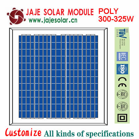 300-325W poly solar module