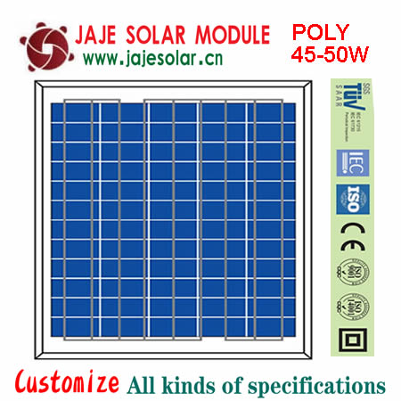 45-50W poly solar module
